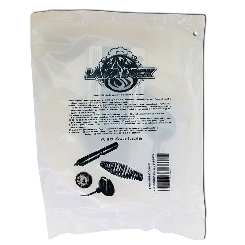 LAVALOCK 1/2" x 1/8" Nomex Grilling High Temp BBQ smoker gasket, white self stick - Image 3